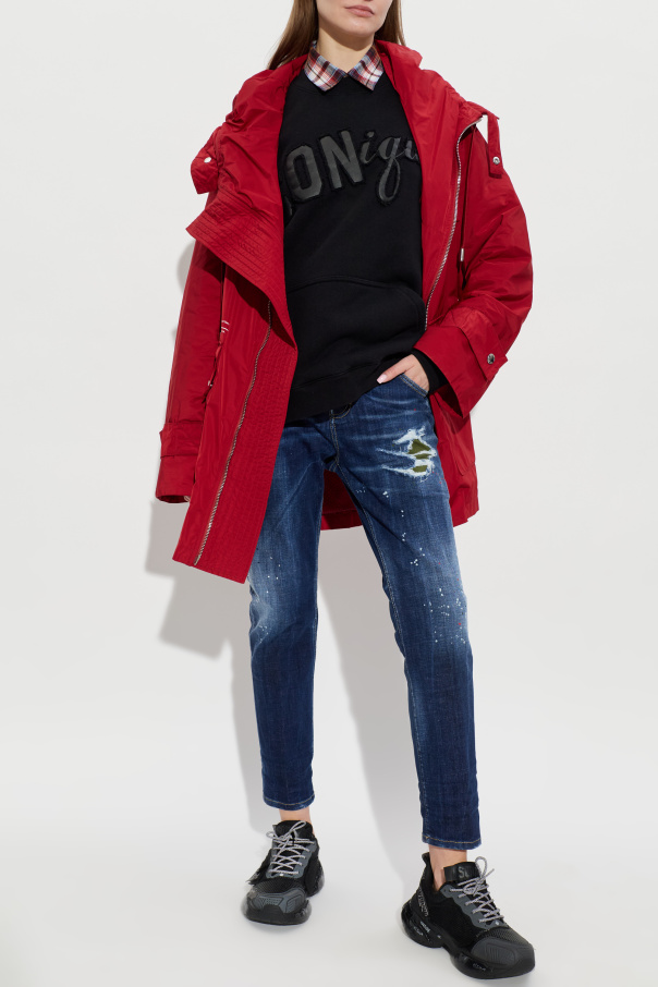 Dsquared2 Sweatshirt mit Aufnäher