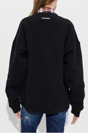 Dsquared2 Sweatshirt mit Aufnäher
