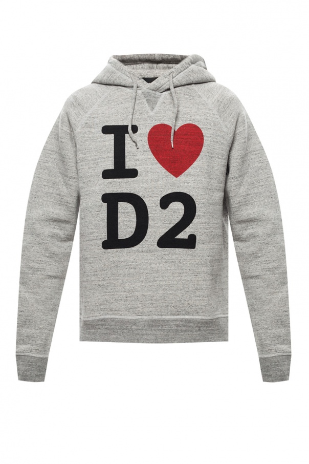 dsquared2 logo hoodie