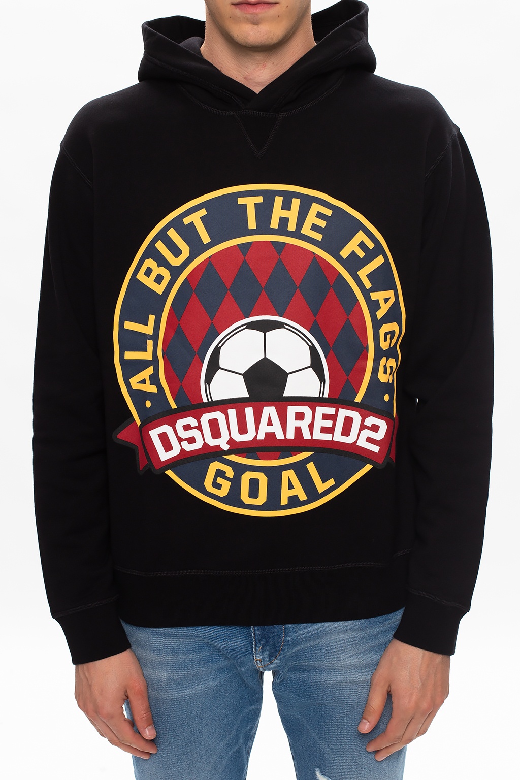 dsquared2 bar logo sweatshirt