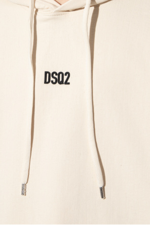 Dsquared2 colour-block embroidered Plus hoodie