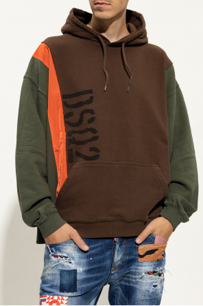 Dsquared2 hoodie cascadeur with logo