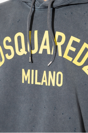 Dsquared2 Hoodie with vintage effect