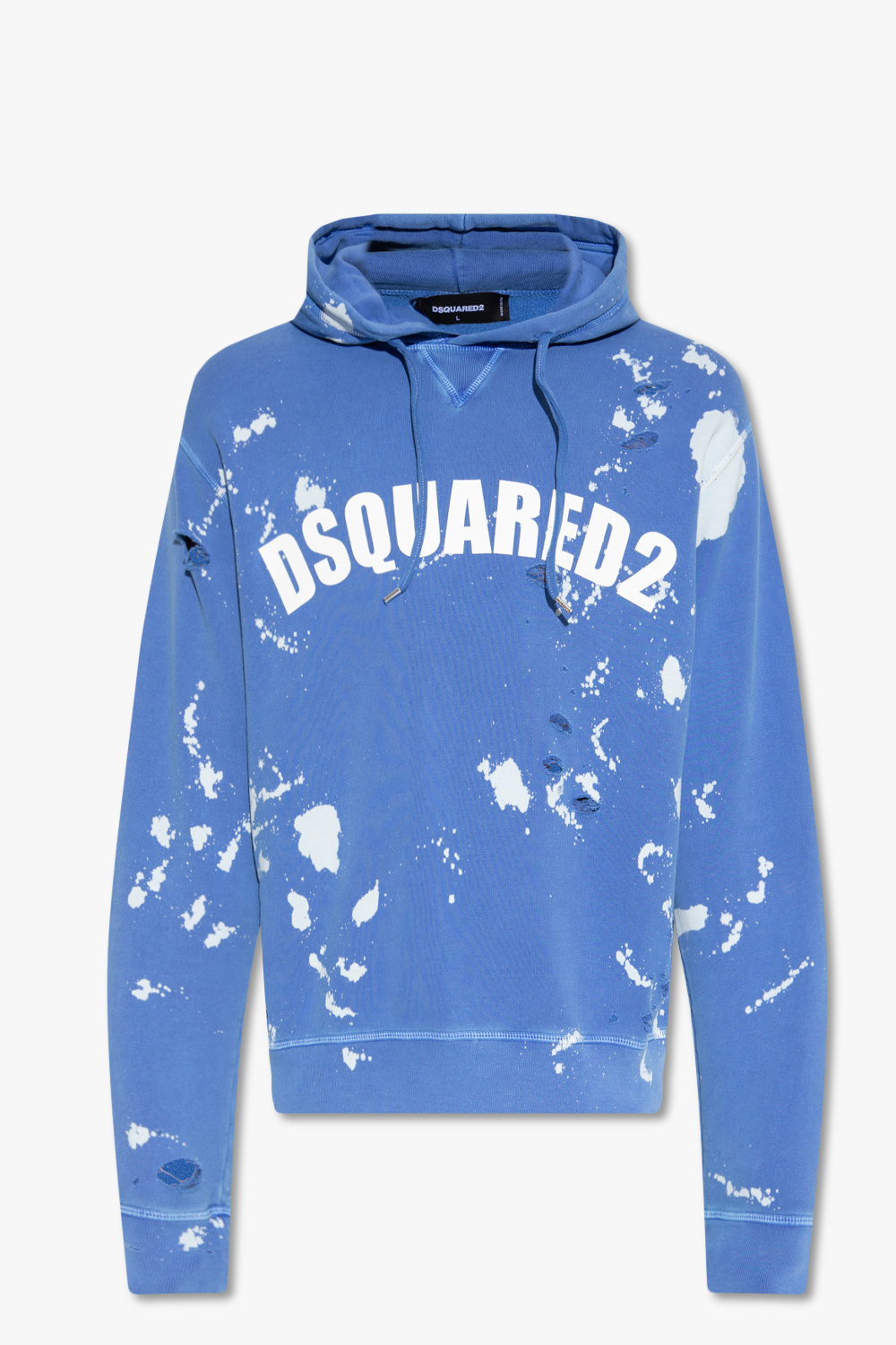 Dsquared2 hoodie model with logo