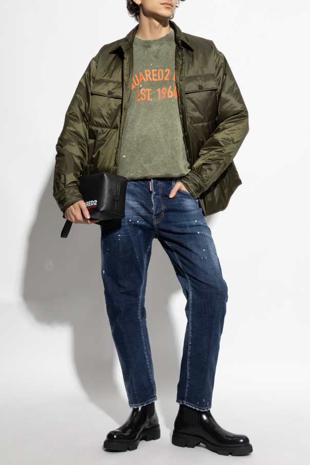 Dsquared2 Sweatshirt with vintage effect