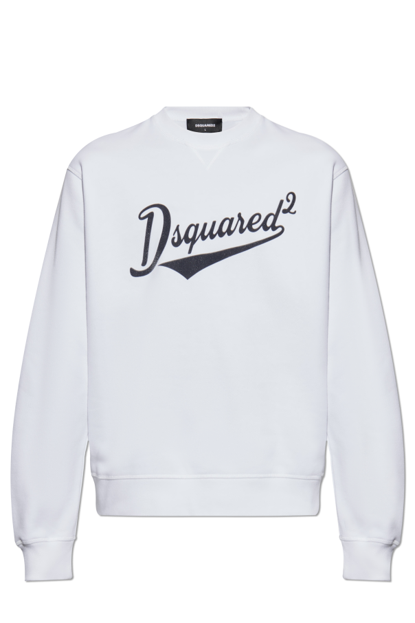 Dsquared2 Logo sweatshirt with velvet finish