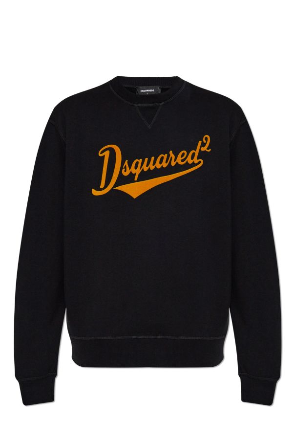 Dsquared2 Sweatshirt with velvet-finish logo