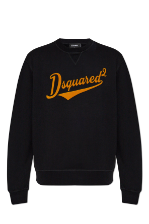 Sweatshirt with velvet-finish logo