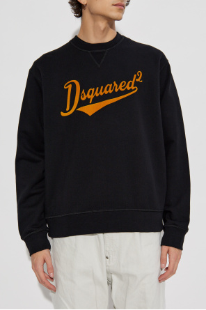 Dsquared2 Sweatshirt with velvet-finish logo