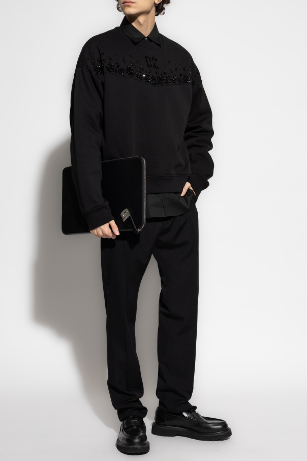 Dsquared2 Sudadera con cristales