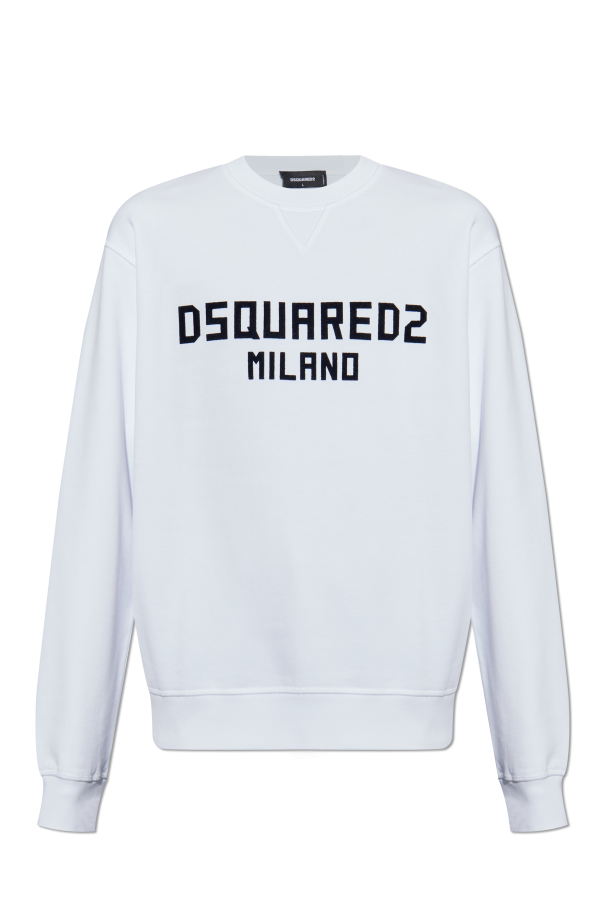 Dsquared2 Sweatshirt with logo and velvety finish