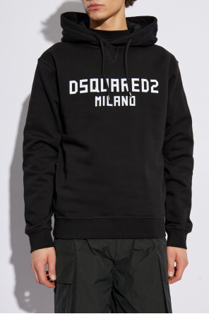 Dsquared2 Sweatshirt with logo and velvet finish