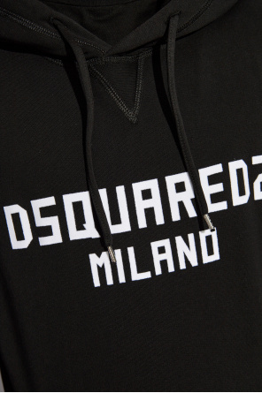 Dsquared2 Sweatshirt with logo and velvet finish