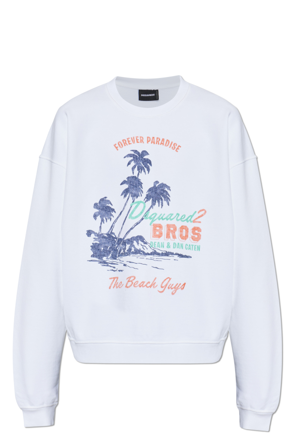 Sweatshirt with colorful print od Dsquared2