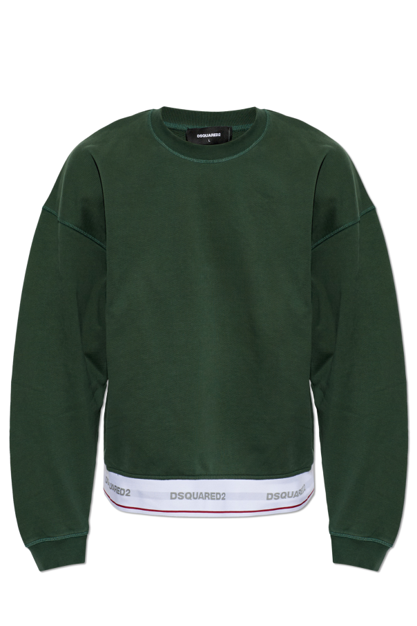 Sweatshirt with sewn-in elastic with logo od Dsquared2