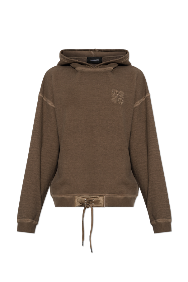 Cotton Logo Hoodie od Dsquared2