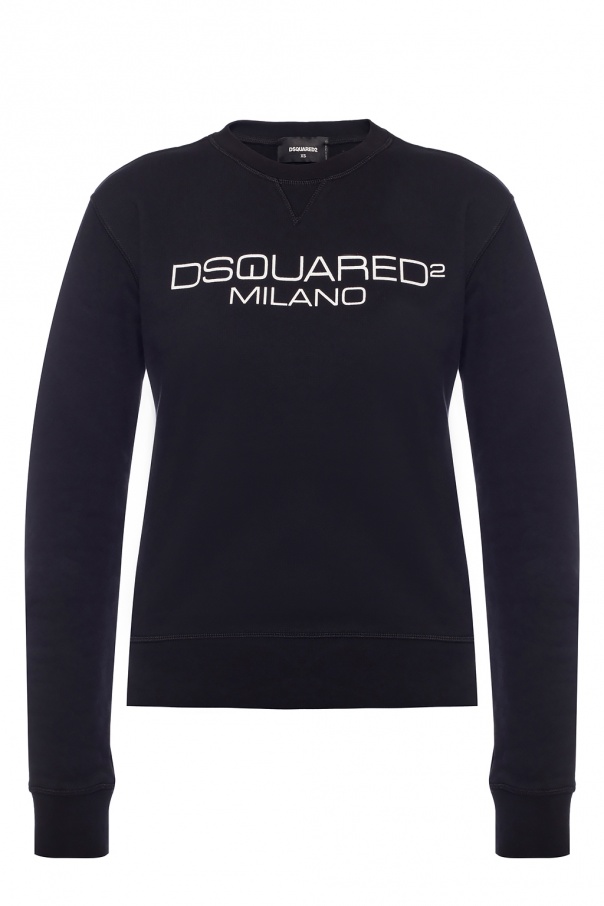 Dsquared2 def basic rib t shirt black