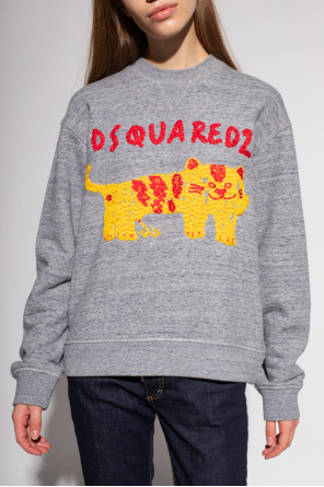 Dsquared2 Bromance-print logo hoodie