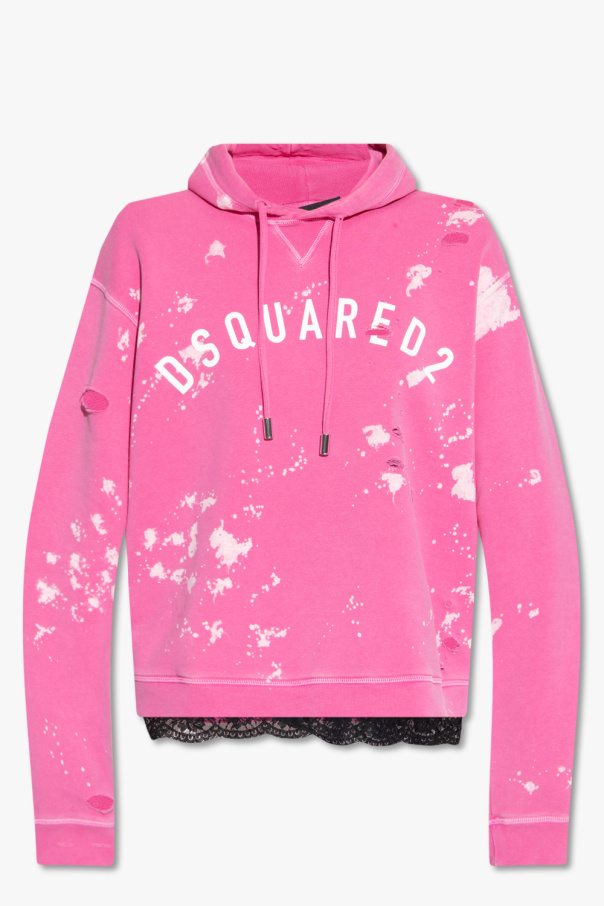Dsquared2 Hoodie Functies with logo