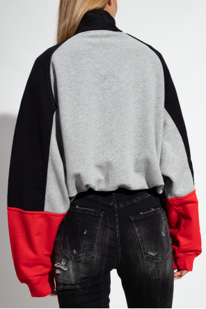 Dsquared2 Sweatshirt with stand collar