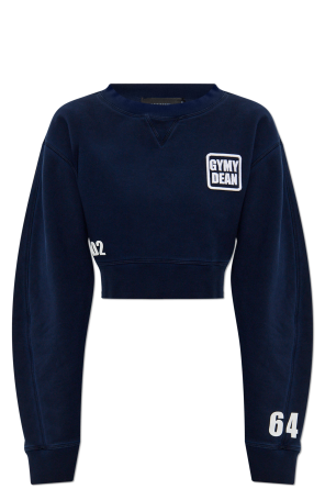 Cropped sweatshirt with logo od Dsquared2