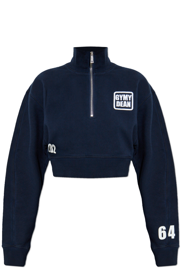 Sweatshirt with a stand-up collar od Dsquared2