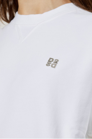 Dsquared2 Sweatshirt with logo-shaped applique