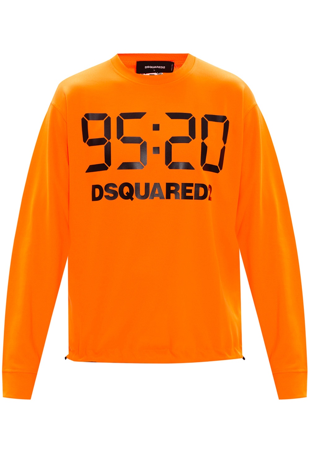 dsquared2 orange sweatshirt
