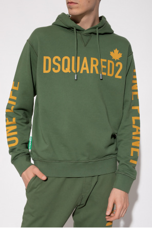 Dsquared2 Printed embroidery hoodie