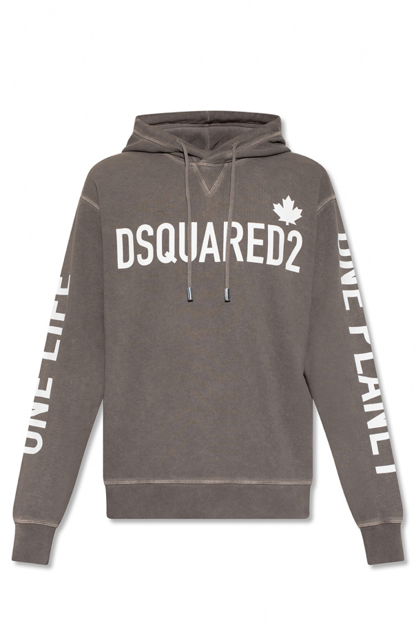 Dsquared2 Hoodie with logo prints