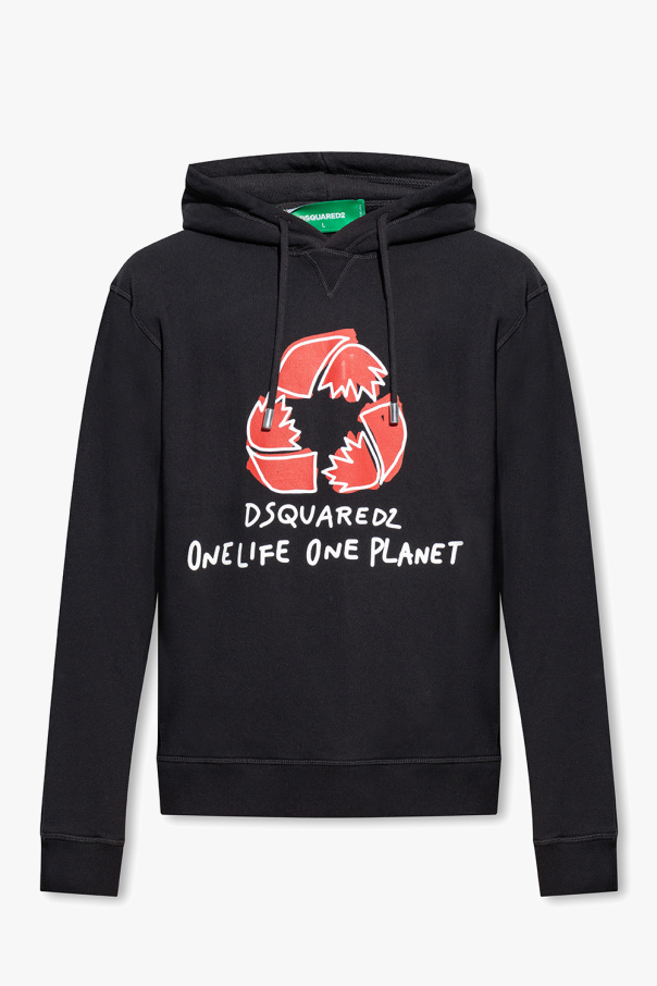 Dsquared2 neck Hoodie with logo