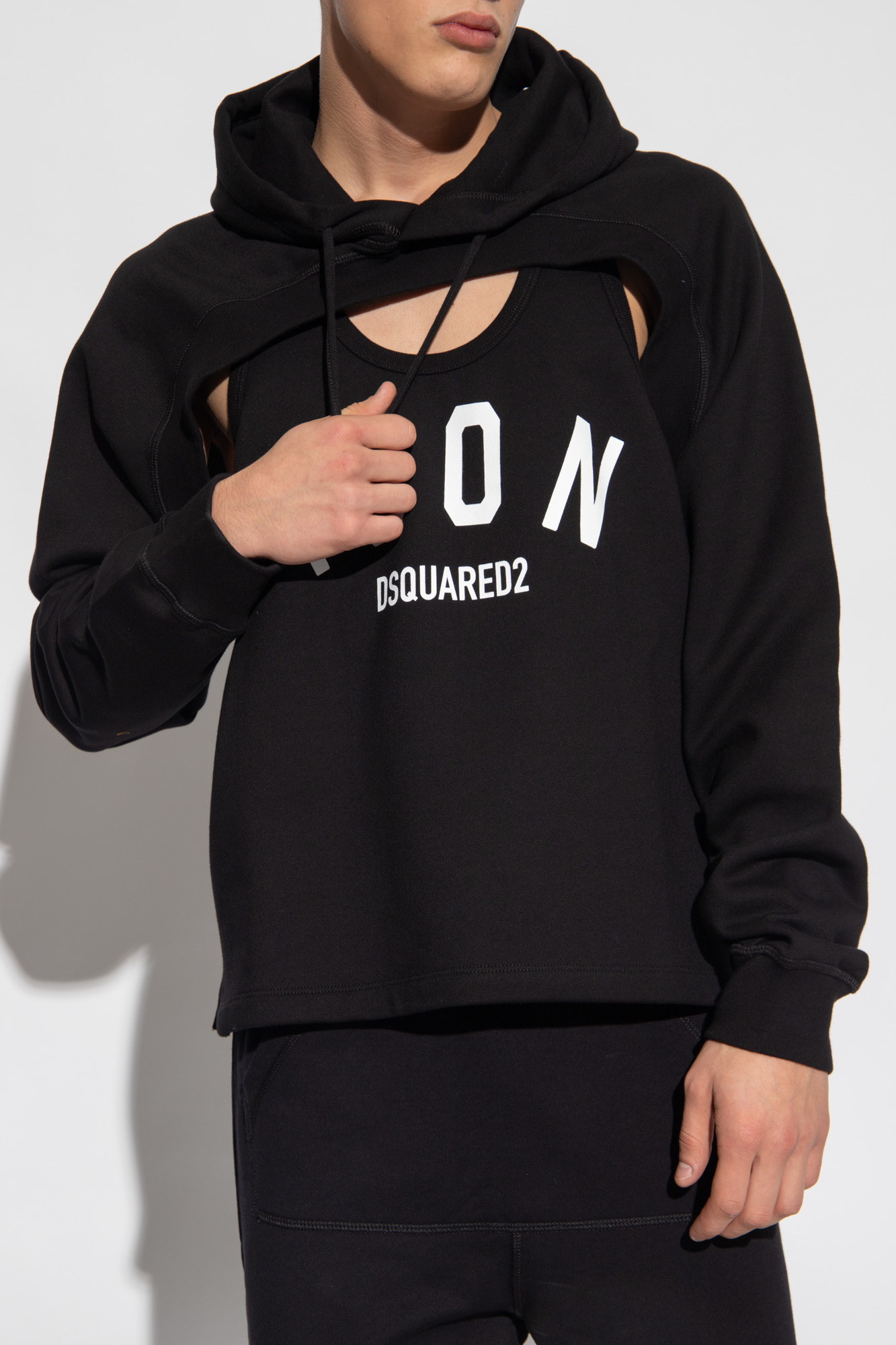 Dsquared2 hoodie Flame with logo