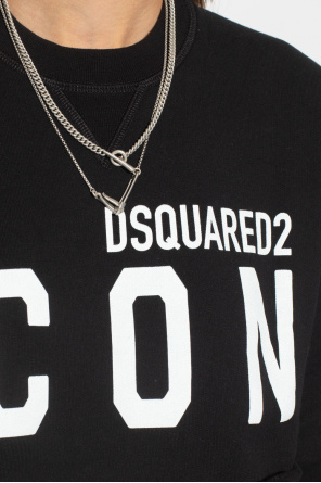 Dsquared2 Cropped sweatshirt with logo