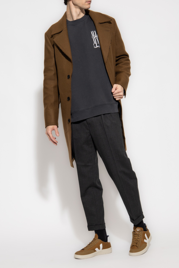 AllSaints ‘Segment’ Jacket sweatshirt with logo
