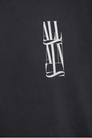 AllSaints ‘Segment’ sweatshirt Gloves with logo
