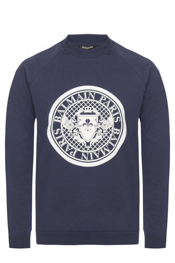 balmain navy sweatshirt