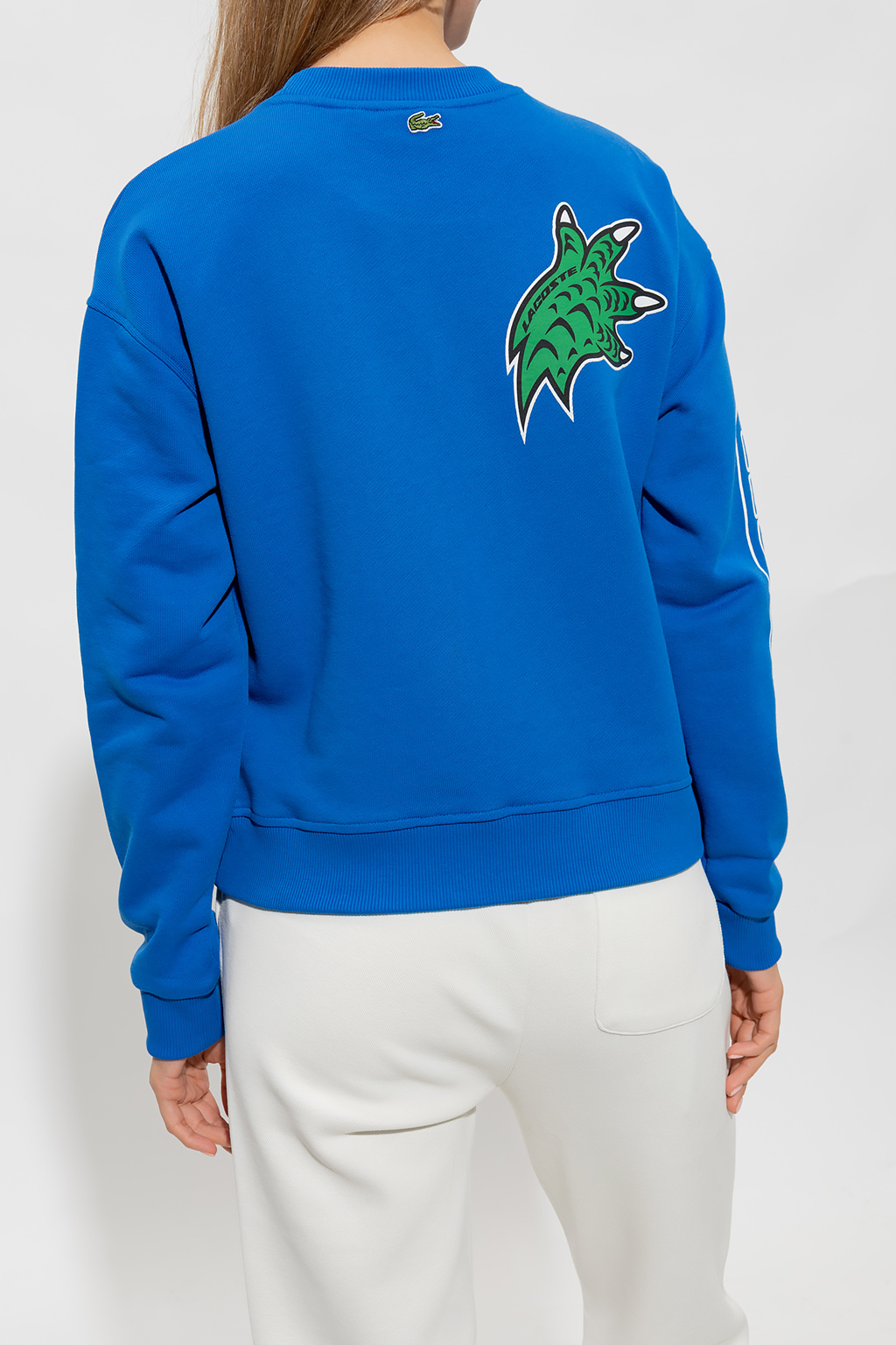 Lacoste Sweatshirt Lacoste Regular Fit Big Logo azul marinho