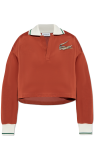 LACOSTE RUNWAY Sweatshirt with polo collar