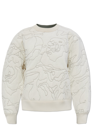 Sweatshirt with decorative embroidery od Lacoste