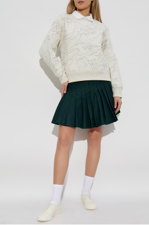 Sweatshirt with decorative embroidery od Lacoste