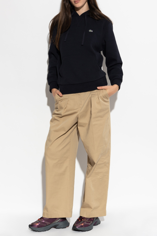 Lacoste Sudadera con parche de logo