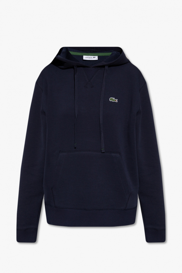 lacoste black Hoodie with logo