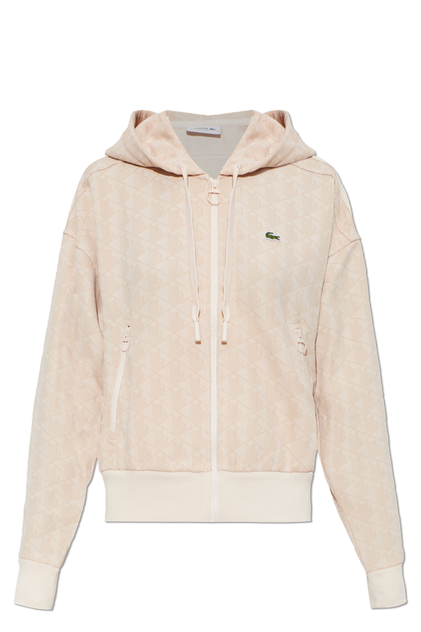 Monogram Zip-Up Hoodie od Lacoste