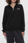 Lacoste BLACK Sweatshirt with stand-up collar