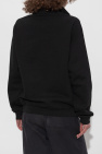 Lacoste BLACK Sweatshirt with stand-up collar