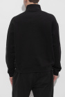 Lacoste BLACK Sweatshirt with stand-up collar