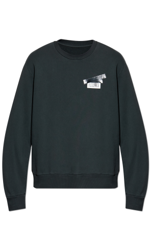 Sweatshirt with logo patch