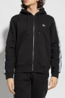 Lacoste BLACK Hoodie with logo