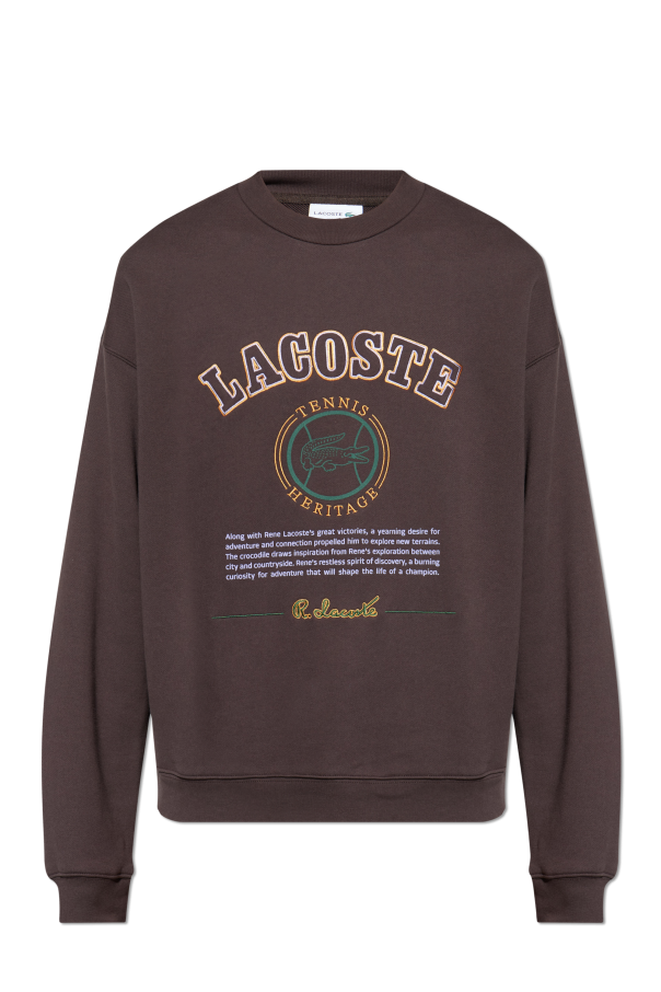 Sweatshirt with embroidered logo od Lacoste