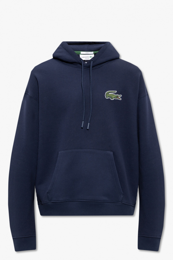 lacoste producto Hoodie with logo patch